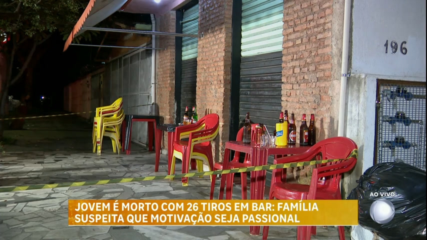 Vídeo: Homem é executado em bar no bairro Salgado Filho, em Belo Horizonte