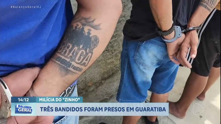 Vídeo: RJ: Polícia prende milicianos que tinham tatuagem em homenagem à família de Zinho