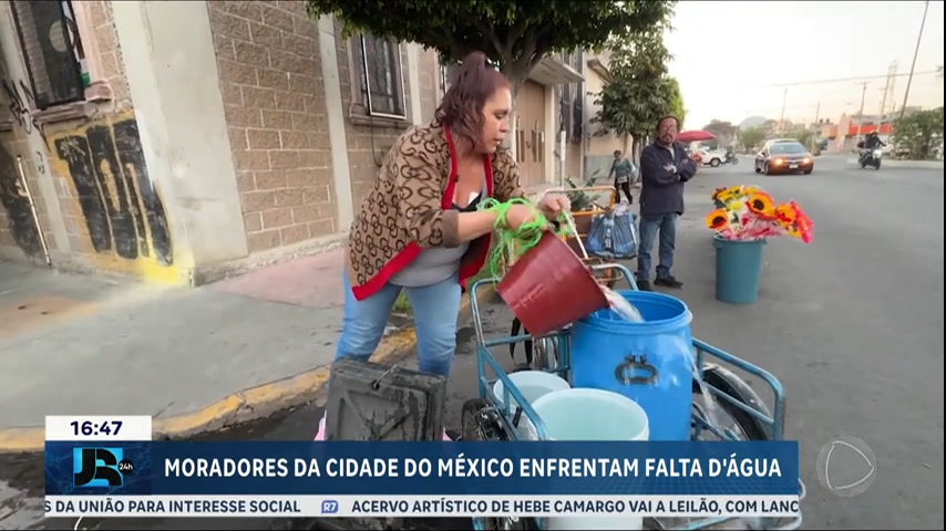 Vídeo: Cidade do México passa por crise hídrica influenciada pela falta de chuva na região