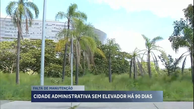 Vídeo: Servidores denunciam abandono e elevadores estragados na Cidade Administrativa de Minas Gerais