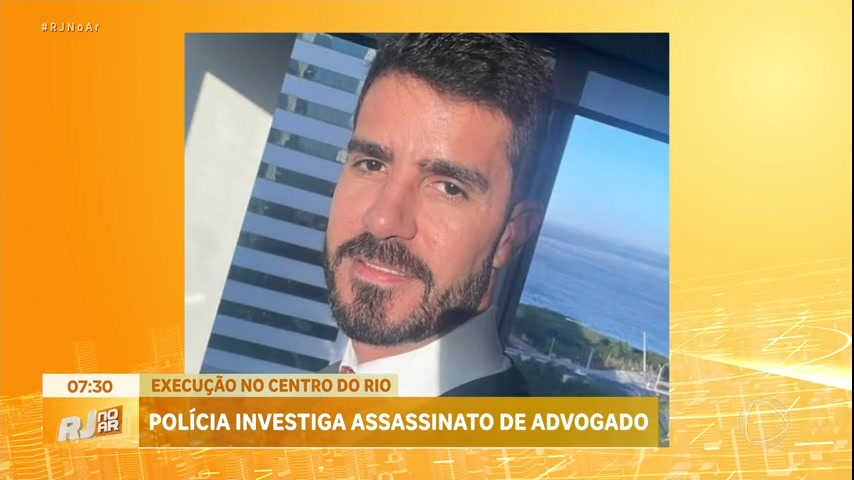Vídeo: Policia investiga morte de advogado no centro do Rio