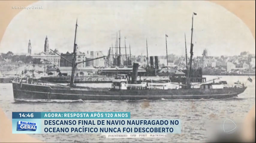 Vídeo: SS Nemesis: navio que desapareceu há 120 anos é encontrado