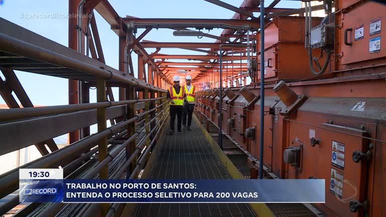 Vídeo: A Santos Brasil realiza processo seletivo