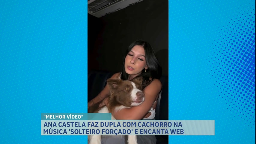 Vídeo: A Hora da Venenosa: cantora Ana Castela encanta fãs com vídeo de cachorro cantor