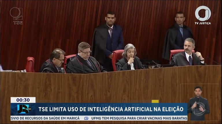 Vídeo: TSE aprova resolução que limita o uso de inteligência artificial nas eleições de outubro