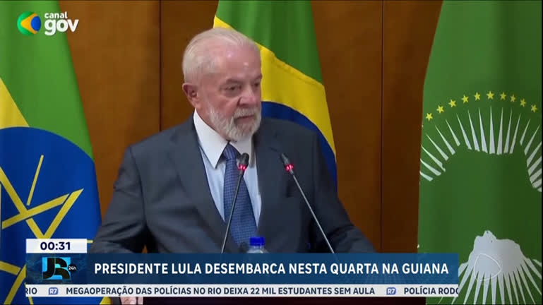 Vídeo: Presidente Lula viaja para a Guiana para participar da Comunidade do Caribe