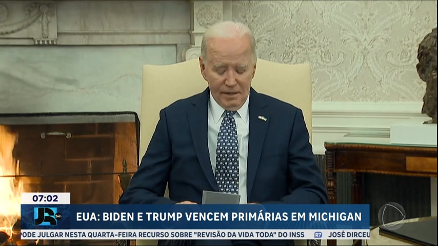 Vídeo: Biden e Trump vencem primárias no Michigan na corrida eleitoral dos EUA