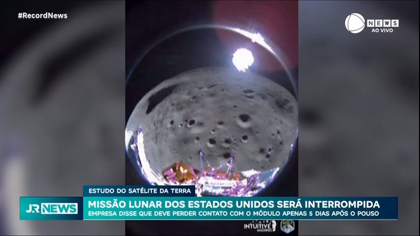 Vídeo: Cinco dias após envio de sonda lunar, empresa tem de interromper missão espacial