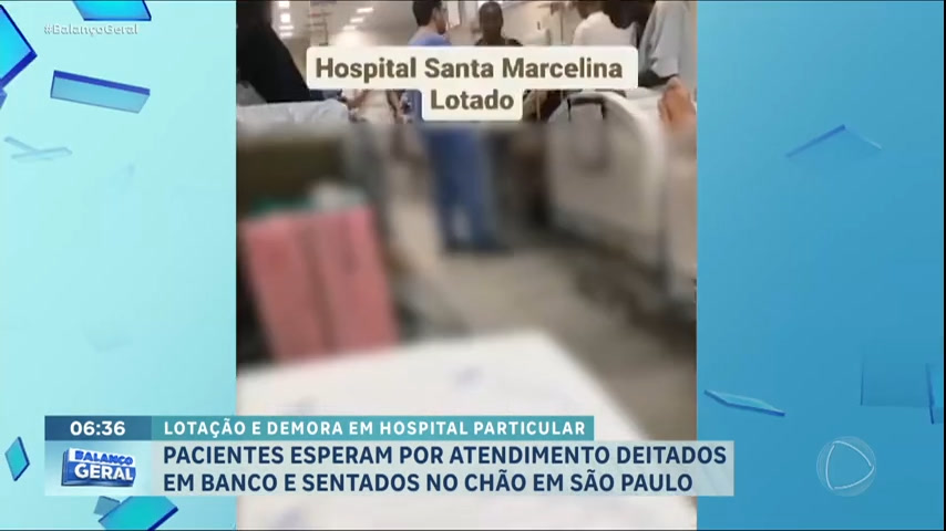 Vídeo: Pacientes reclamam de lotação e demora no atendimento em hospital na zona leste de SP