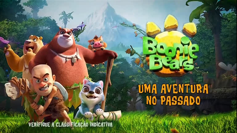 Vídeo: "Boonie Bears - Uma Aventura no Passado" vai animar o Cine Aventura deste sábado (2)