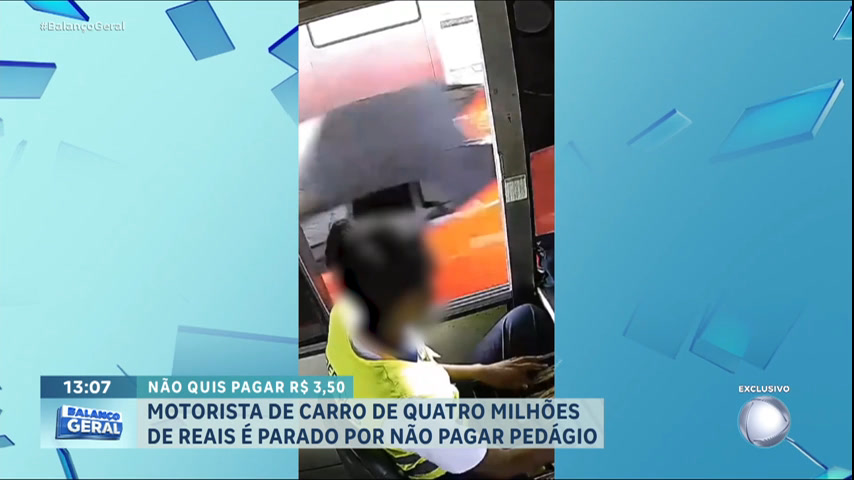 Vídeo: Motorista de Lamborghini é parado pela PRF após passar por pedágio sem pagar tarifas
