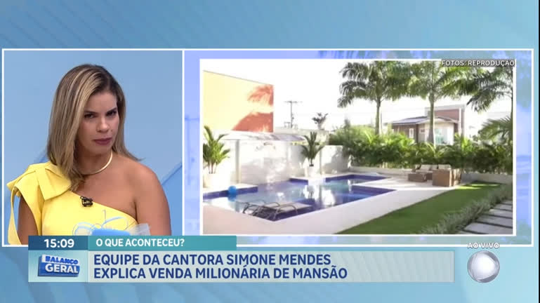 Vídeo: Equipe da cantora Simone Mendes explica venda milionária de mansão