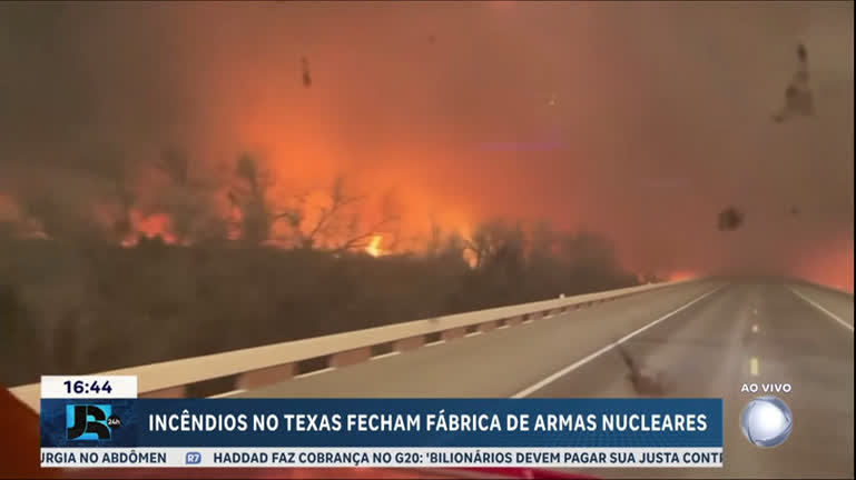 Vídeo: Fábrica de armas nucleares no Texas é fechada por causa de incêndios florestais