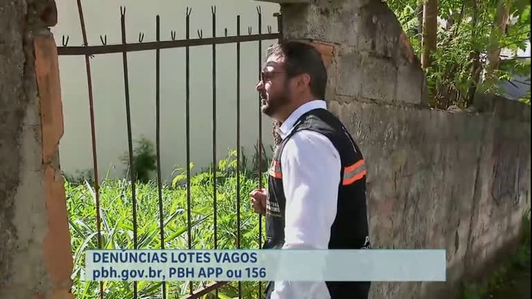 Vídeo: PBH abre número para denúncias de lotes vagos sujeitos a virar foco de mosquito da dengue