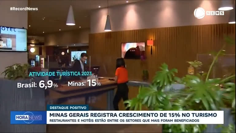 Vídeo: Minas Gerais registra crescimento de 15% na atividade turística em 2023