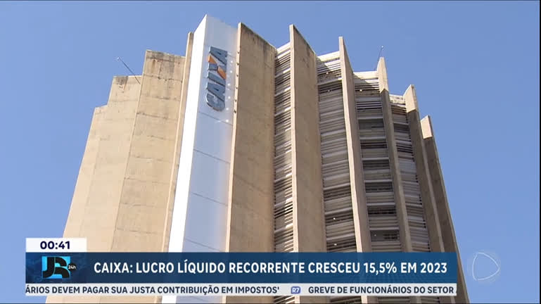 Vídeo: Lucro líquido recorrente da Caixa cresceu 15,5% em 2023