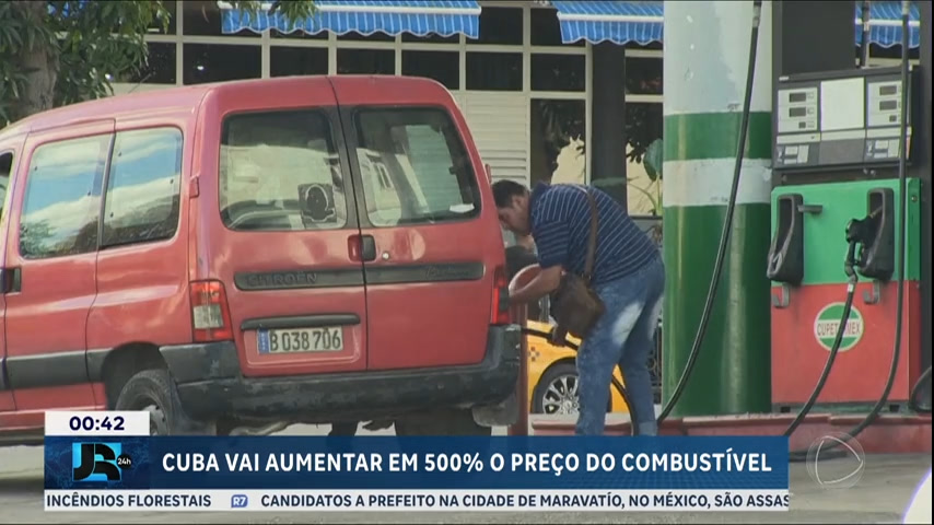 Vídeo: Governo de Cuba vai aumentar preço do combustível em mais de 500%