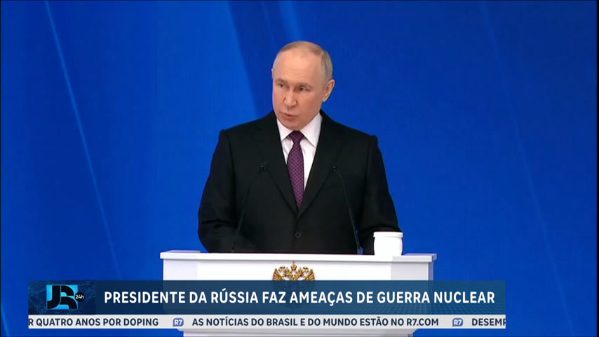 Vídeo: Putin alerta países ocidentais sobre guerra nuclear