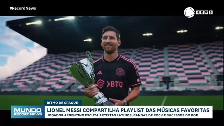 Vídeo: Messi revela quais são suas músicas favoritas; ouça