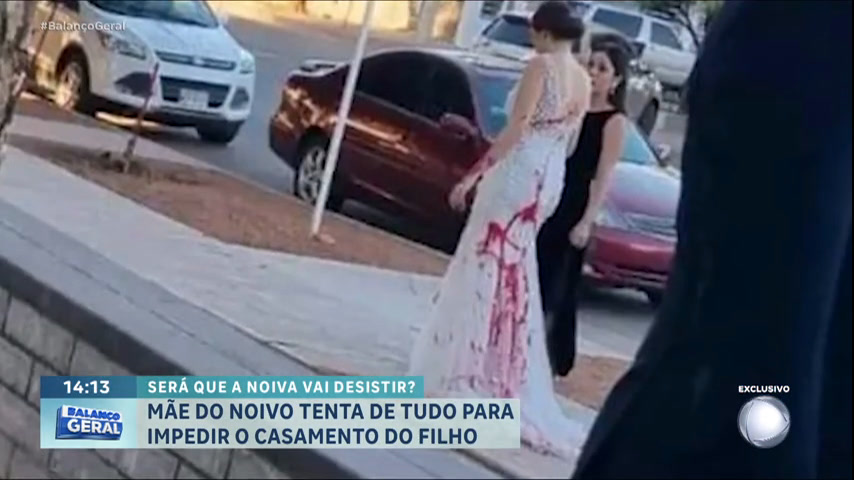 Vídeo: Sogra tenta impedir casamento do filho e contrata três pessoas para jogar tinha no vestido da noiva