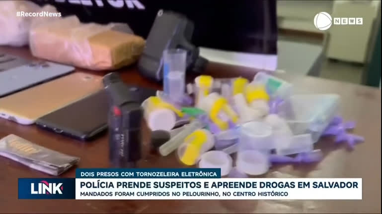 Vídeo: Seis homens são presos por suspeita de tráfico de drogas em Salvador (BA)