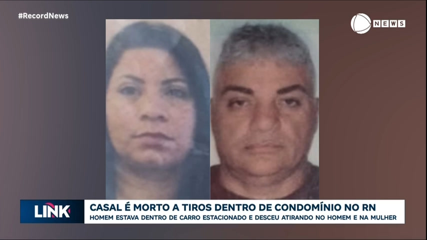 Vídeo: Mulher e namorado são mortos a tiros em condomínio no Rio Grande do Norte