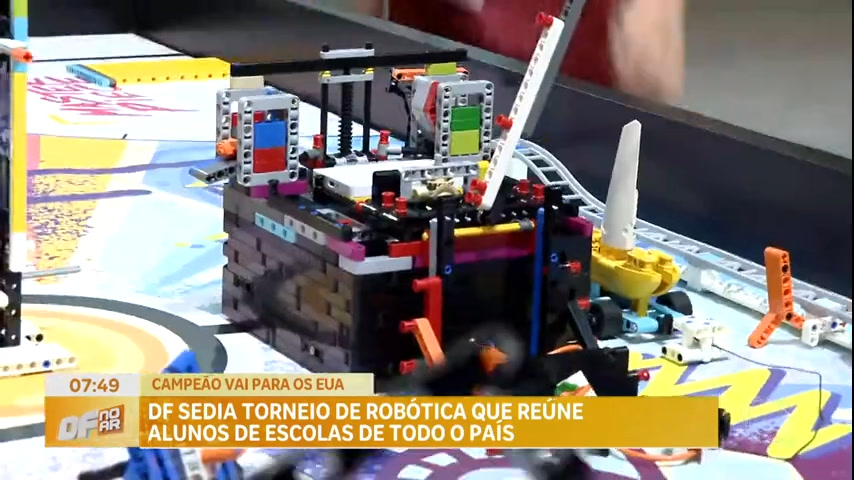 Vídeo: DF sedia torneio de robótica que reúne alunos de escolas de todos o país