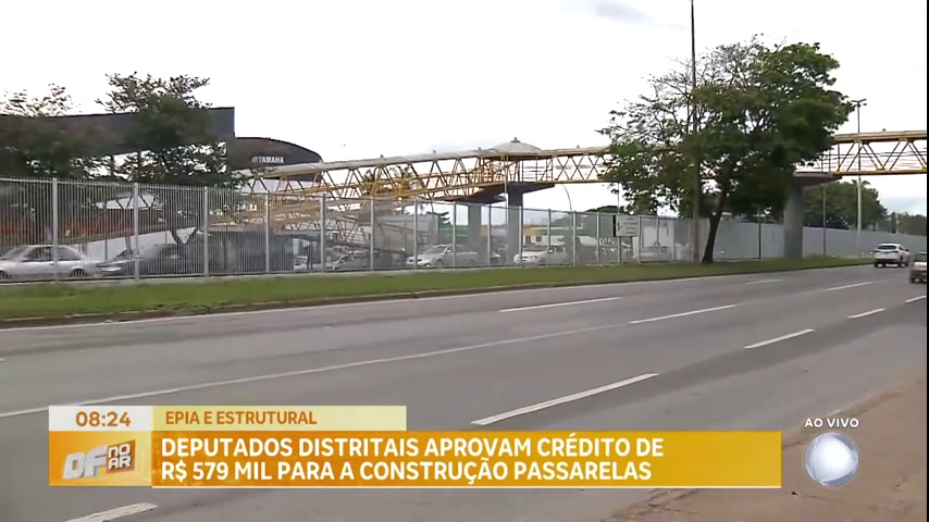 Vídeo: Deputados distritais aprovam crédito de R$ 579 mil para construção de passarelas