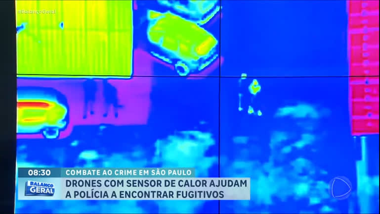 Vídeo: Drones com sensor de calor ajudam polícia a caçar fugitivos