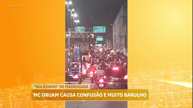 Vídeo: 'Rolezinho' convocado por MC Oruam causa transtornos no Rio