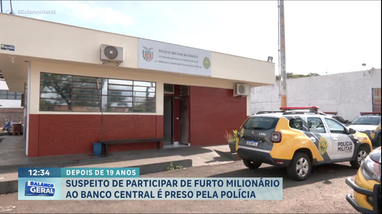 Vídeo: Suspeito de furto milionário ao Banco Central do Ceará é preso