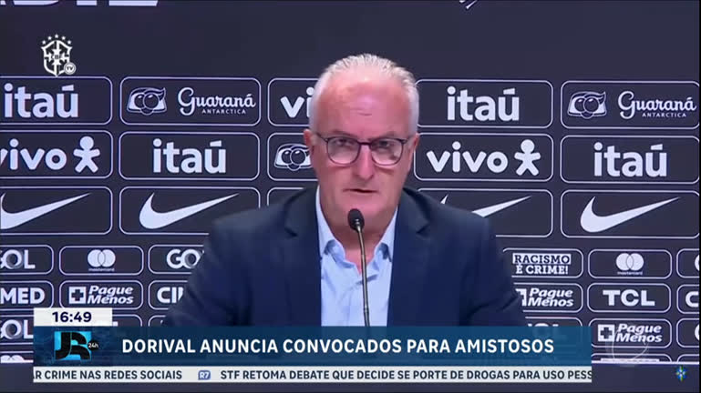 Vídeo: Novo técnico da seleção, Dorival Júnior, faz sua primeira convocação com cinco novidades e retorno de Lucas Paquetá