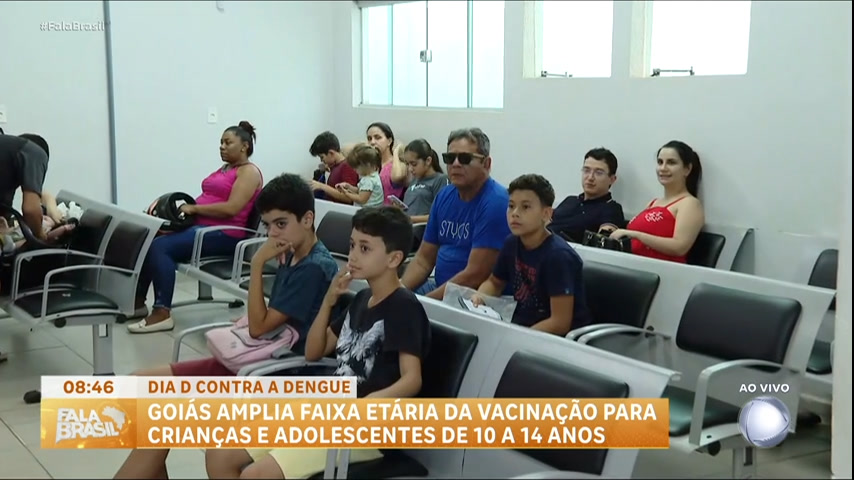 Vídeo: Faixa etária de vacinação contra dengue é ampliada em Goiás após baixa procura pelo imunizante