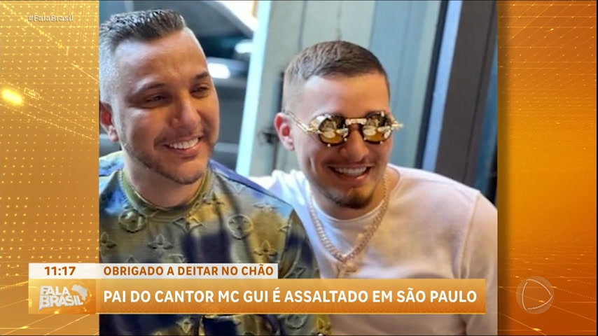 Vídeo: Pai de MC Gui é assaltado em São Paulo