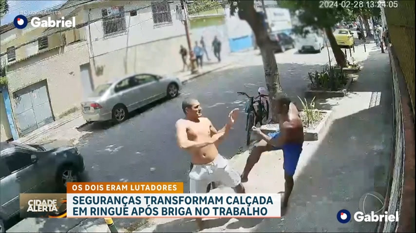 Vídeo: RJ: 'seguranças-lutadores' transformam rua em ringue para resolver desavença