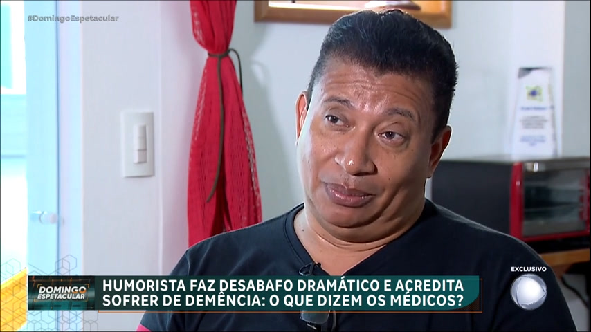 Vídeo: Pedro Manso faz revelações sobre seu estado de saúde; humorista acredita estar com demência