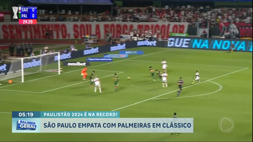 Vídeo: Rodada do Paulistão tem empate entre São Paulo e Palmeiras e Corinthians eliminado