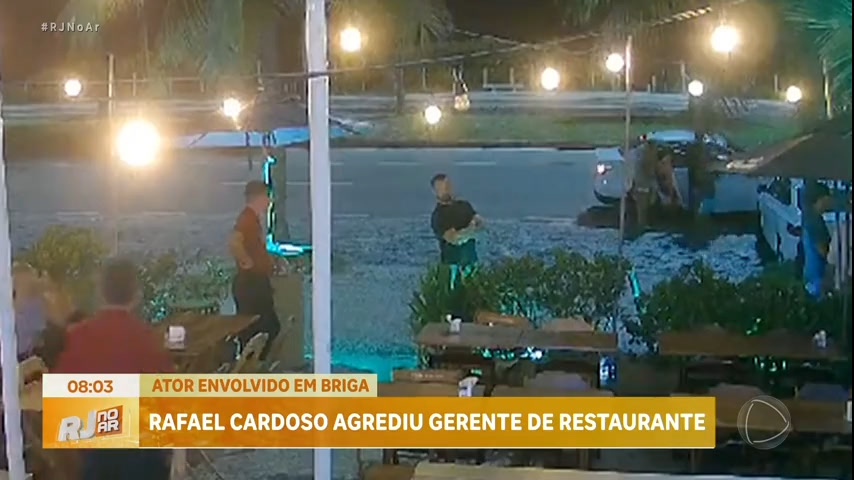 Vídeo: Policia investiga Rafael Cardoso após agressão a gerente de restaurante da Barra da Tijuca (RJ)