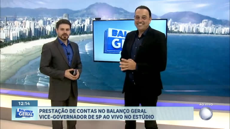 Vídeo: Vice-governador de São Paulo é entrevistado