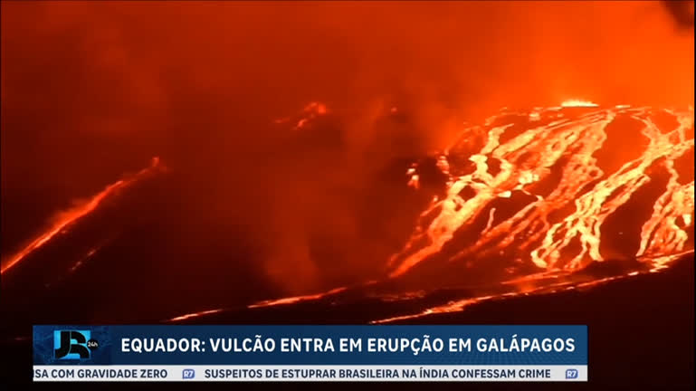Vídeo: Vulcão de 1.400 metros entra em erupção e causa preocupação no Equador