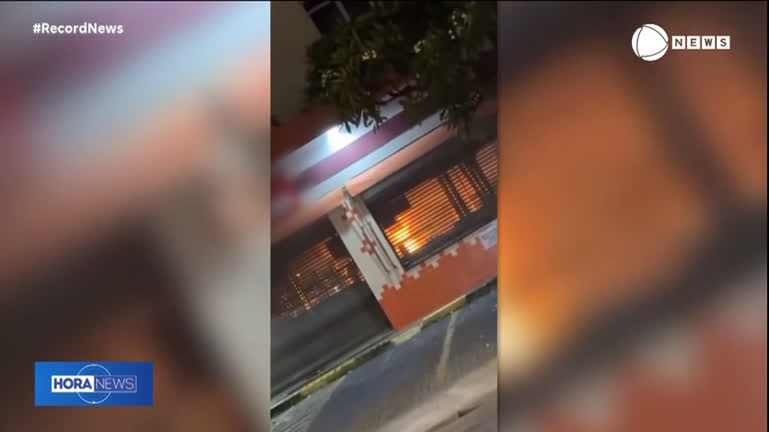 Vídeo: Trabalhador é salvo de incêndio em padaria de São Paulo