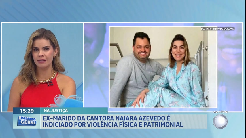 Vídeo: Ex-marido de Naiara Azevedo é indiciado por violência física e patrimonial