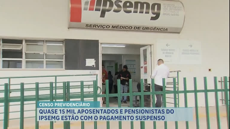 Vídeo: Censo do IPSEMG suspende pagamento de pensionistas que não participaram do levantamento