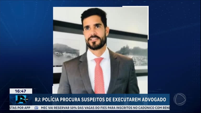 Vídeo: Polícia procura suspeitos de executarem advogado no Rio de Janeiro