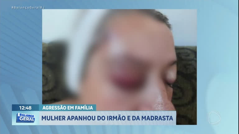 Vídeo: Mulher é agredida por meio-irmãos e madrasta na zona oeste do Rio