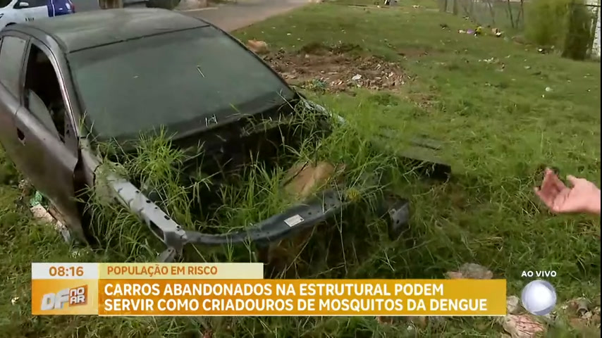 Vídeo: Moradores denunciam carros abandonados na Cidade Estrutural (DF)