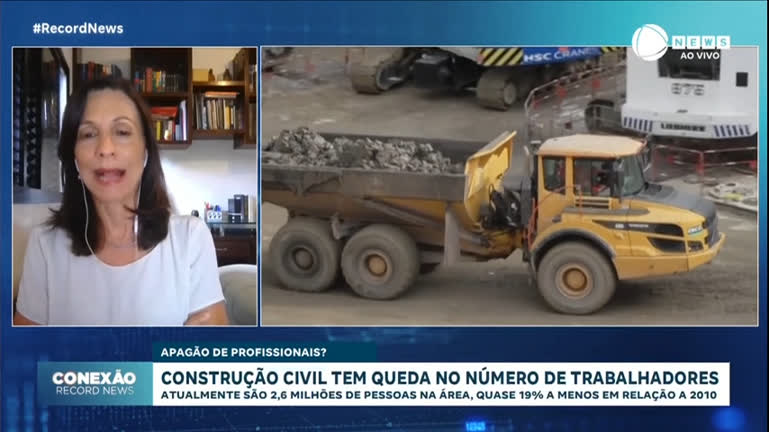 Vídeo: Especialista explica os motivos da queda do número de trabalhadores na construção civil