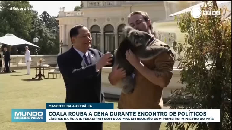 Vídeo: Que fofinho! Líderes de países asiáticos brincam com coala após reunião diplomática