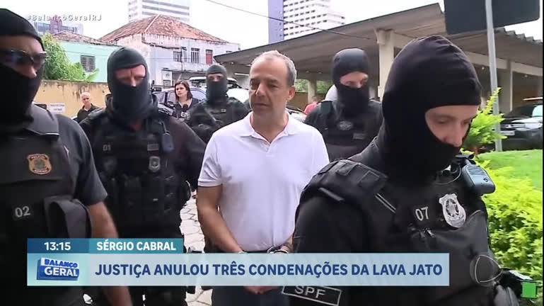 Vídeo: Justiça anula três condenações de Sergio Cabral; ex-governador está em prisão domiciliar