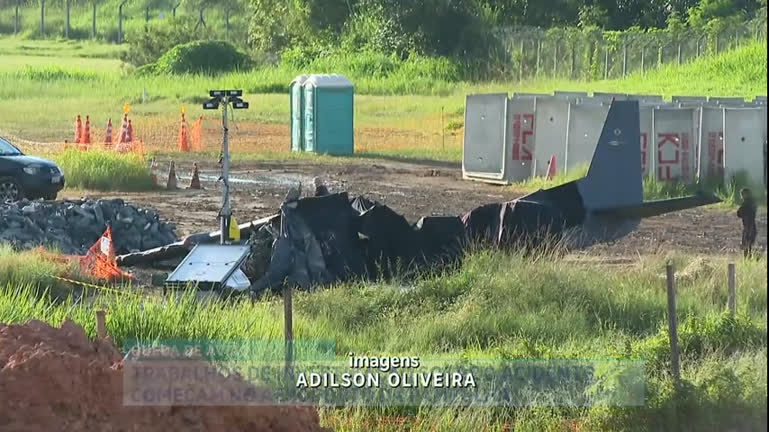 Vídeo: Investigação sobre queda de avião da PF começam no Aeroporto da Pampulha